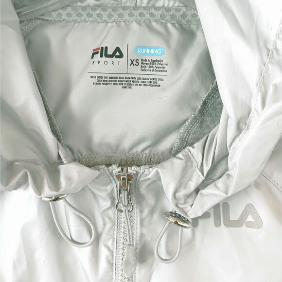 Fila Sport Reflective Running Hooded Jacket - Picture 3 of 8